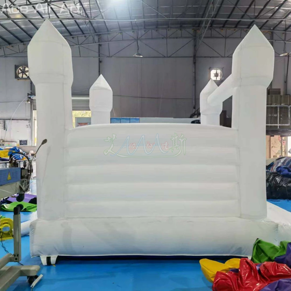 2025 Hot Sale Customized Commercial White Inflatable Wedding Bounce House  For Open Field Activities Made In China