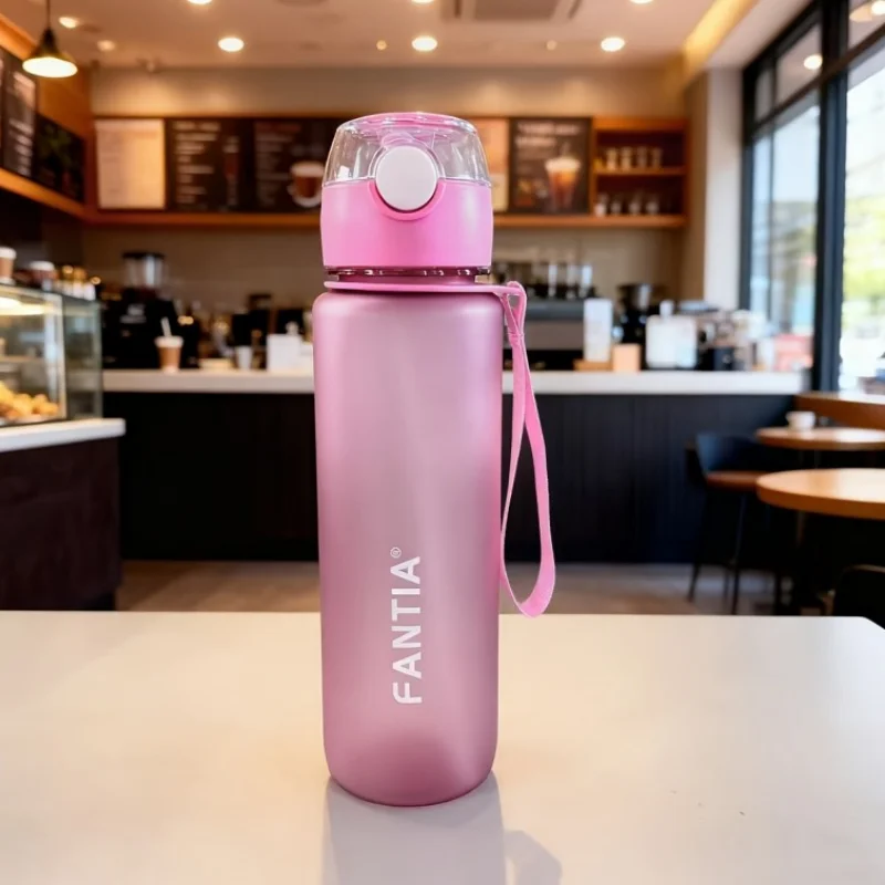 

Water Bottle Sport Frosted Tour Outdoor Leak Proof Seal Student School 700ML Water Bottles for Kids Girl Drinkware BPA Free