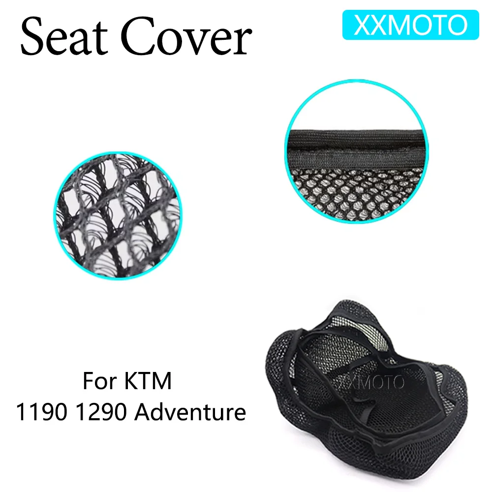 

For KTM 1190 1290 Adventure ADV S T Motorcycle Seat Cover Heat Insulation 3D Mesh Fabric Breathable Non-Slip Protection Cushion