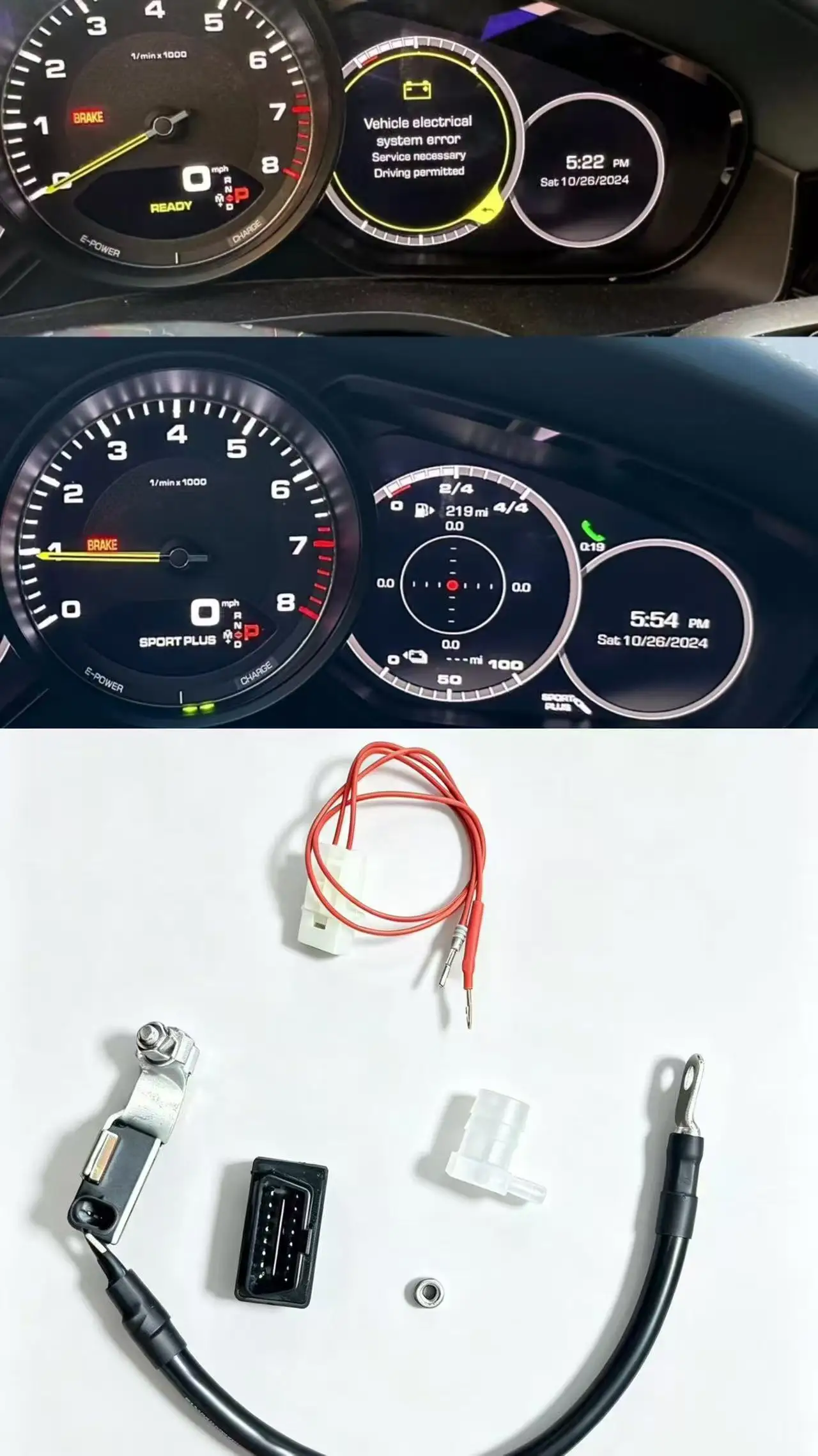 For Porsche Battery Simulator Lead Acid Conversion Kit is suitable for Porsche Cayenne