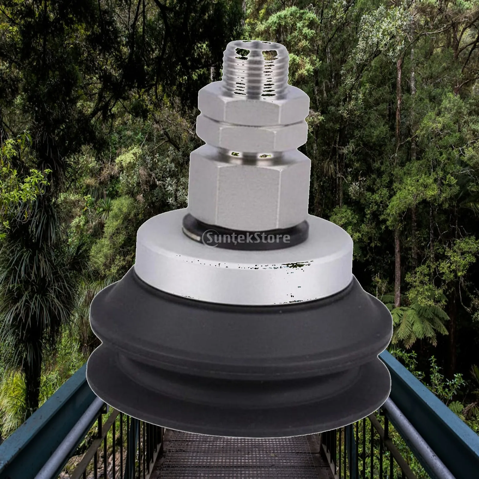 Mechanical Arm Vacuum Suction Cup Anti Slip Bellows Silicone High Temperature Heavy Duty for Material Handling
