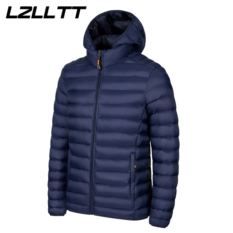 Chaqueta impermeable con capucha para hombre, abrigo informal a prueba de viento, Parkas cálidas, 6XL talla grande, para otoño e invierno, novedad