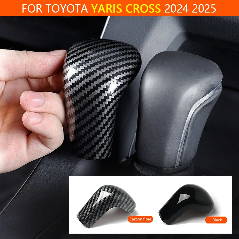 For Toyota Yaris Cross 2024 2025 Car Accessories ABS Interior Center Control Gear Cover Trim Molding W4 For COROLLA Cross