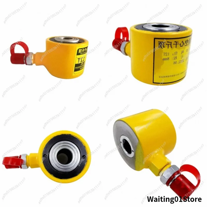 RCH-120 12T Hollow Hydraulic Jack Unidirectional Separate Cylinder 8mm Height 56mm 10000N for Hydraulic Lifting System