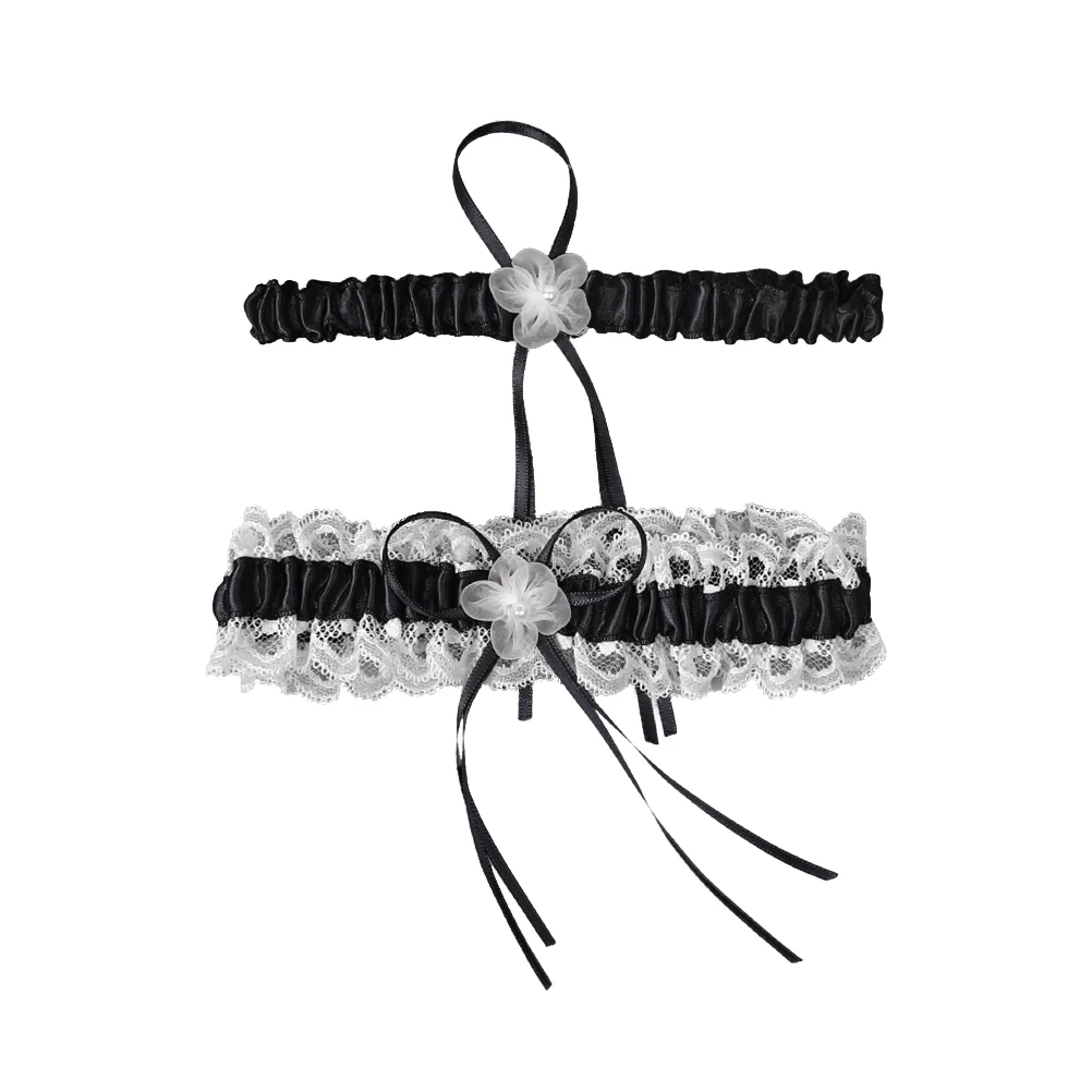 

Elegant Lace Wedding Bridal Party Adjustable Floral Bride Garters Soft Comfortable Leg Band Intimate Apparel