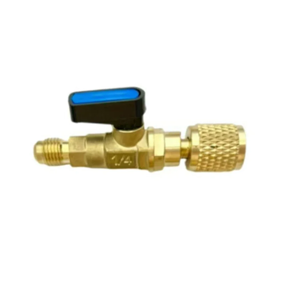 HVAC Service Adapter 1 4 SAE Adapter R410A R32 R454 Compatibility 5 16 To 1 4 SAE Thread Red Charging And Vacuuming For R410A