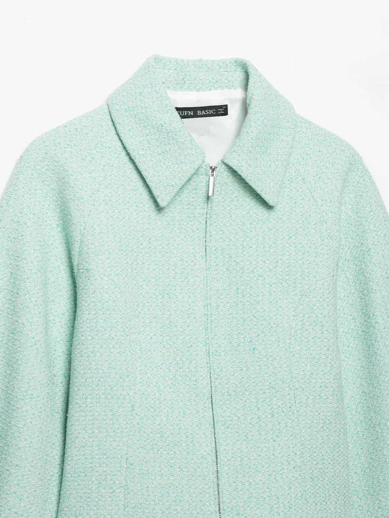 Damen Kurzjacken Casual Revers Reißverschlüsse Langarm Schlanke Damenmäntel Mode 2026 Herbst Winter Damen Streetwear – Detail 4