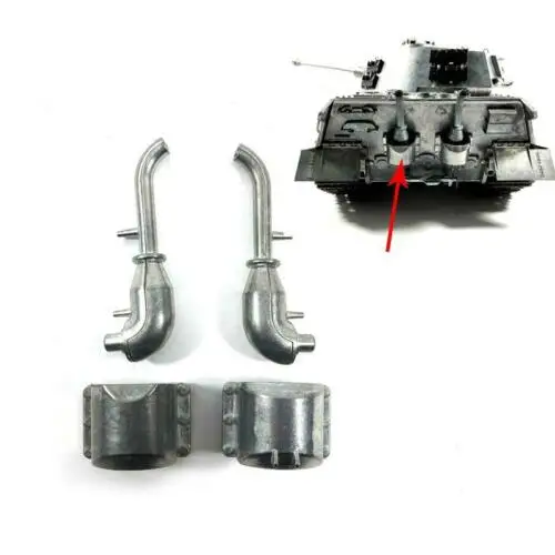 

Metal Rear Exhaust MT259 For MATO 1/16 King Tiger German RC Tank Model 1228 Vehicle Spare Parts TH17987-SMT7