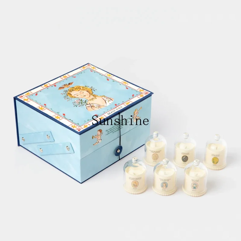 Plant extract essential oil bell jar fragrance gift box home scented candle birthday Christmas gift