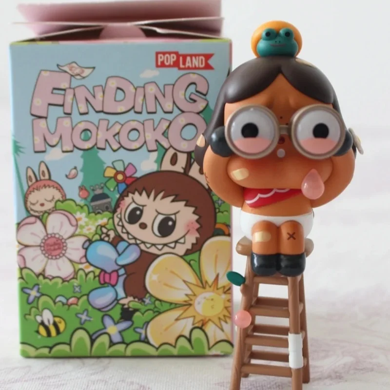 الأصلي POPMART البحث Mokoko سلسلة يده صندوق أعمى اللعب مدينة ملاهي هدية الحلي المقتنيات صندوق غامض الهدايا
