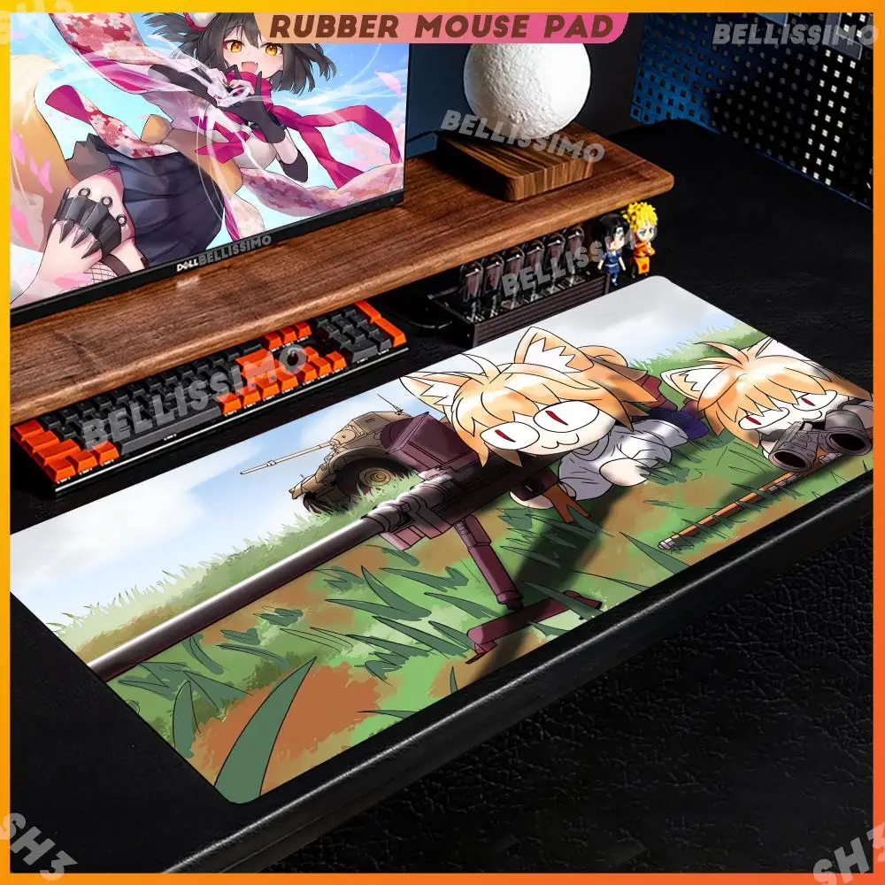 

Neco-arc Desk Mat Anime All Size Edgelock Rubber Mouse Mat 1200X600X4mm Kawaii Cute Virtual Figure HD Desk Protector Speed Mat