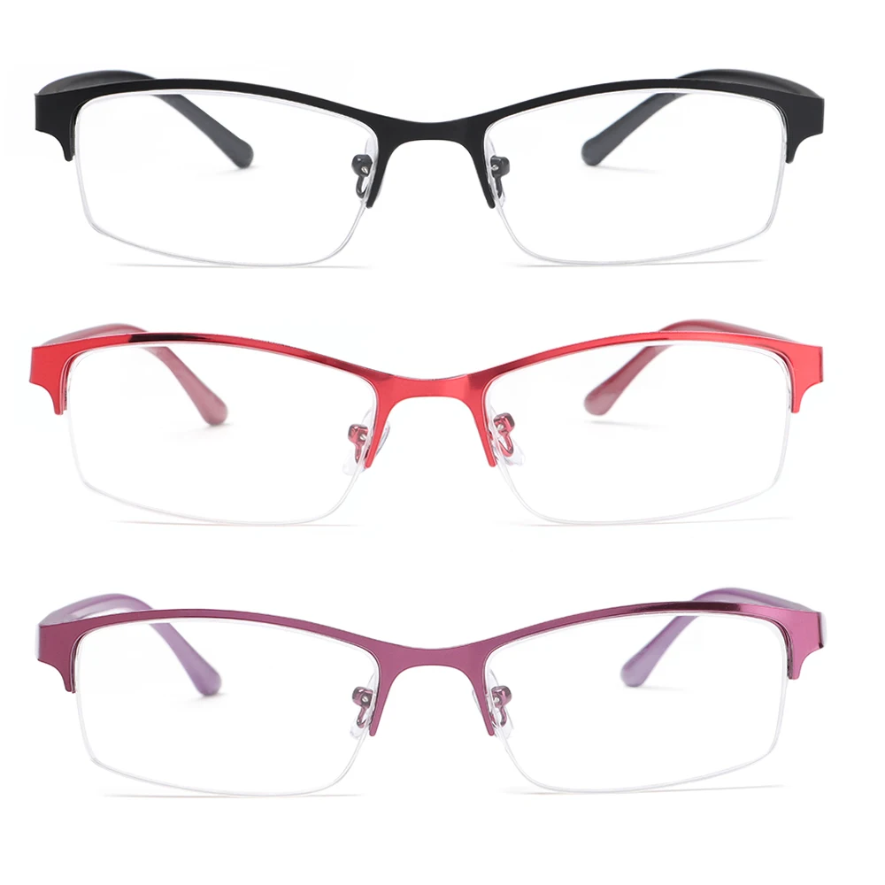 Metal Reduces Eye Strain Optical Myopia Glasses Computer Goggles Prescription Eyeglasses Short-sighted Eyewear