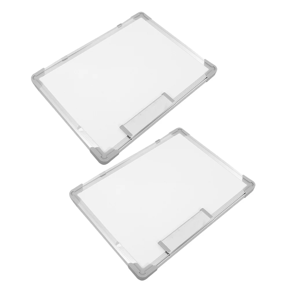 

2pcs Hanging Whiteboard Portable Dry Erase Board Magnetic Small Wall Mount Writing Message Board For Office School Home Study