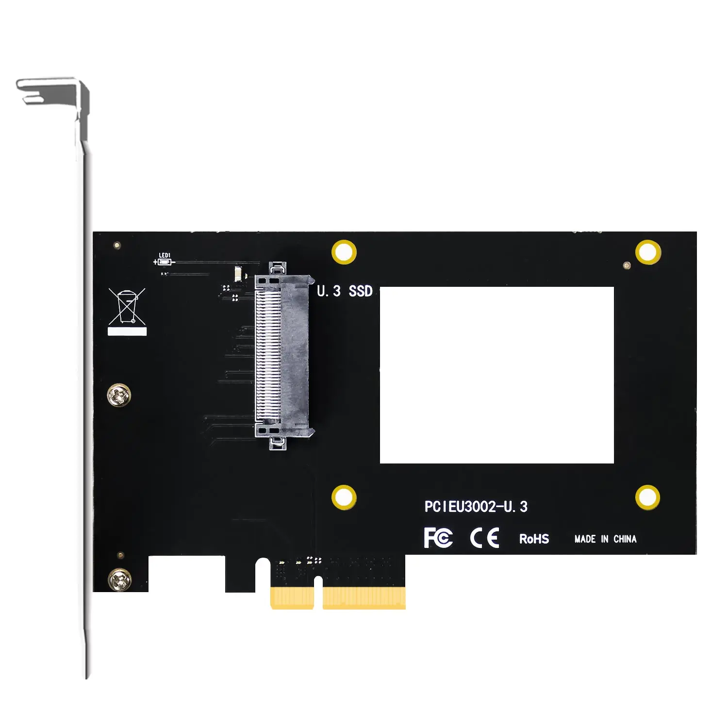 

GLOTRENDS PU13 U.3 to PCIe 4.0 X4 Adapter for 2.5 Inch U.3 SSD, PCIe 4.0 X4 Full Speed