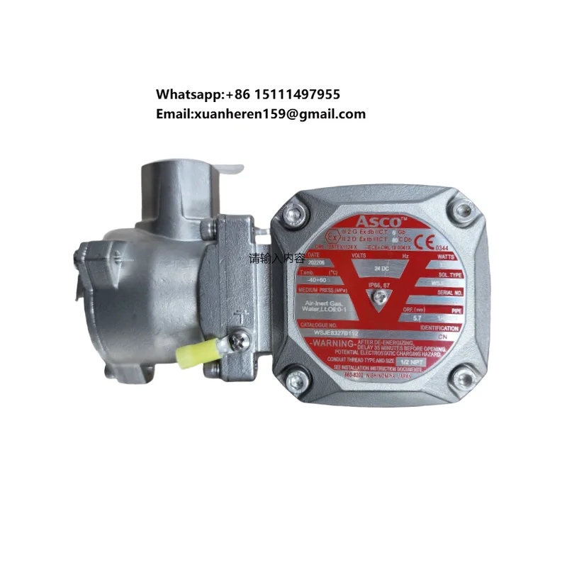 

Brand New Original ASCO 8327G041 Solenoid Valve - 327 Series, Low Power Consumption, Corrosion-resistant