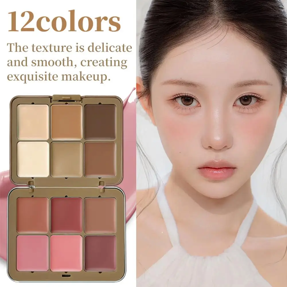 新しい 12 色防水長期持続マルチクロームアイシャドウ顔料アイシャドウ高光沢マットパレット I6W9