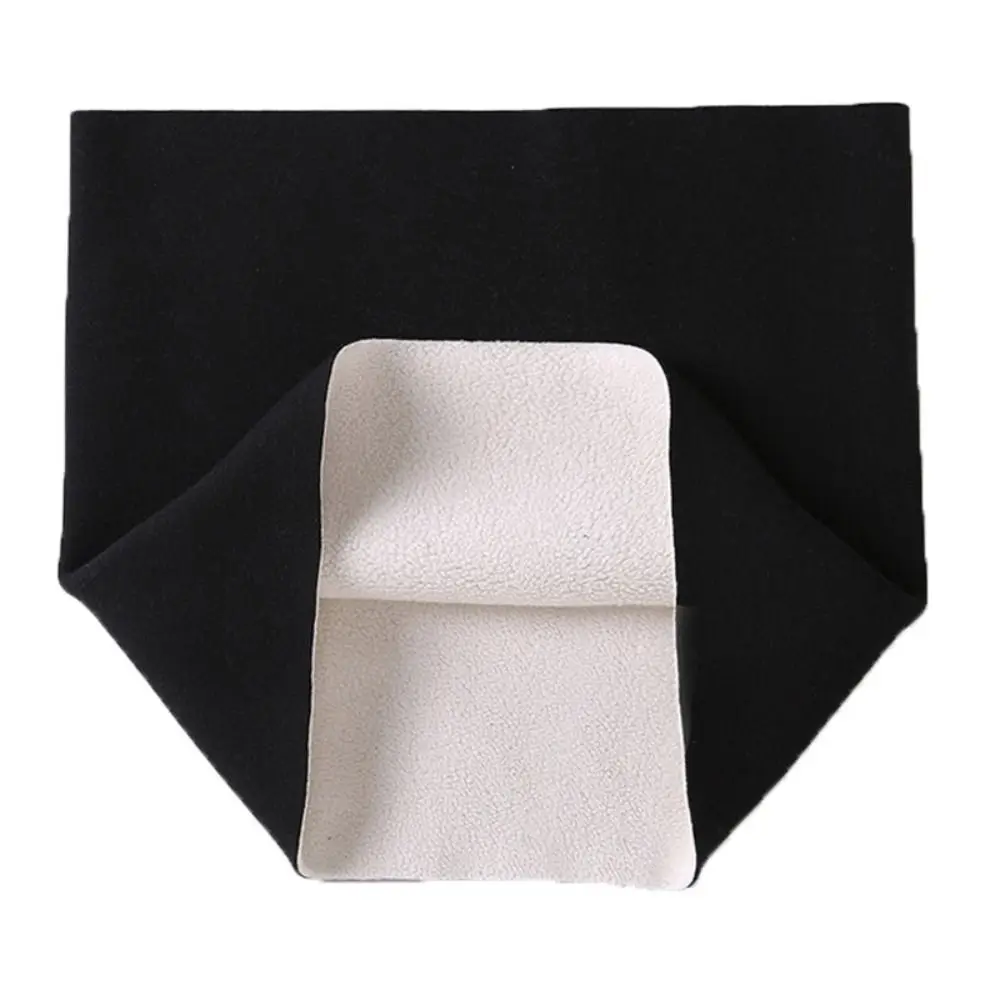 Elastic Thermal Waist Support Cotton Cloth Fleece Abdomen Back Warmer Thicken Cold Protection Stoma Bag Support Unisex