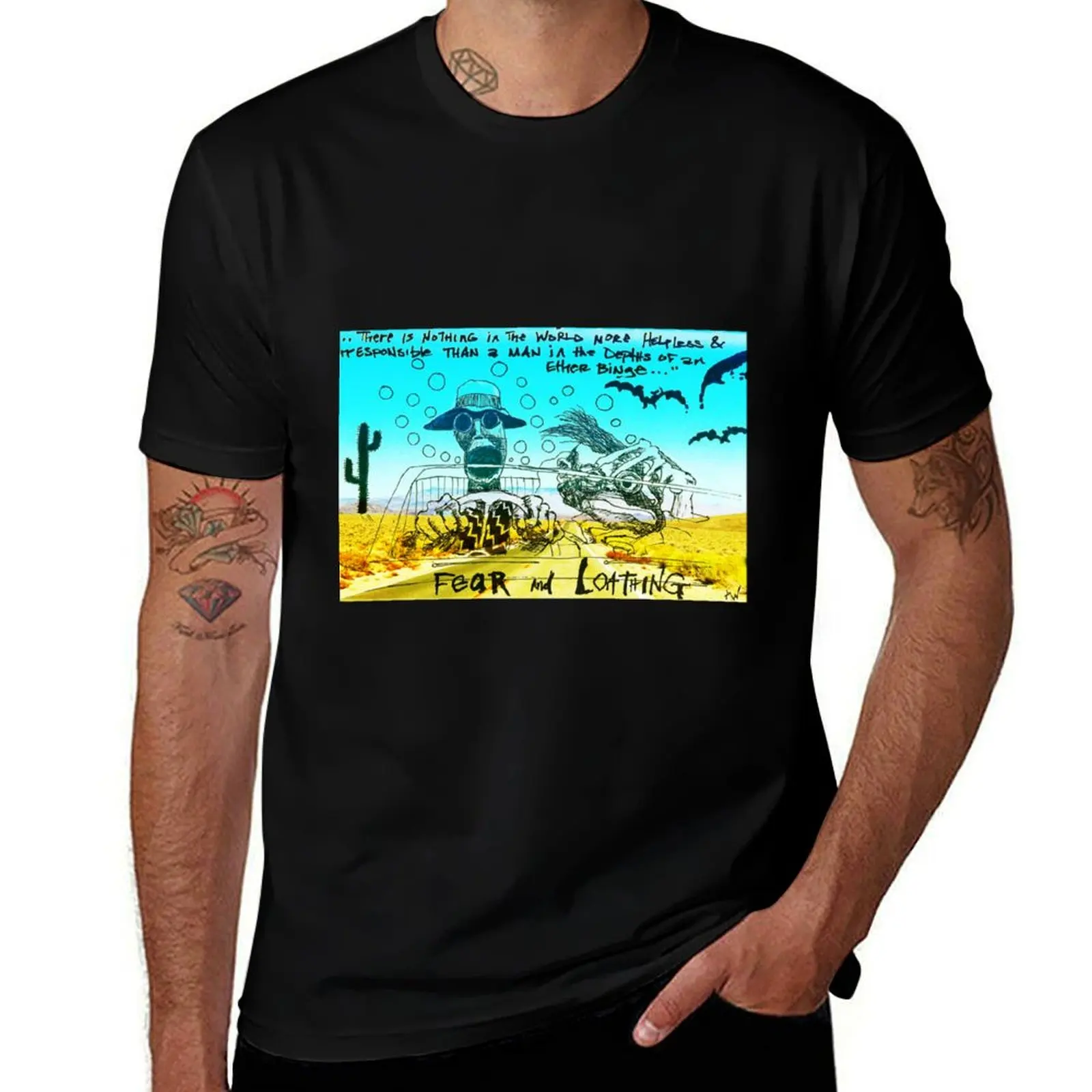 shirt Vegas oversize T-Shirt summer T-Shirt Loathing Las shirts casual t In Fear shirt man And t man t