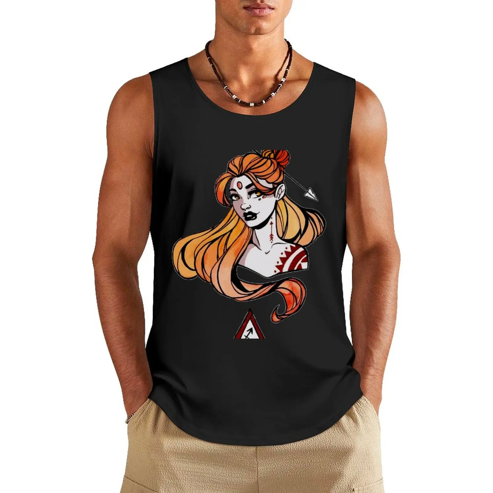 Zodiac : Sagitarius Tank Top sleeveless jackets Men's gym clothing