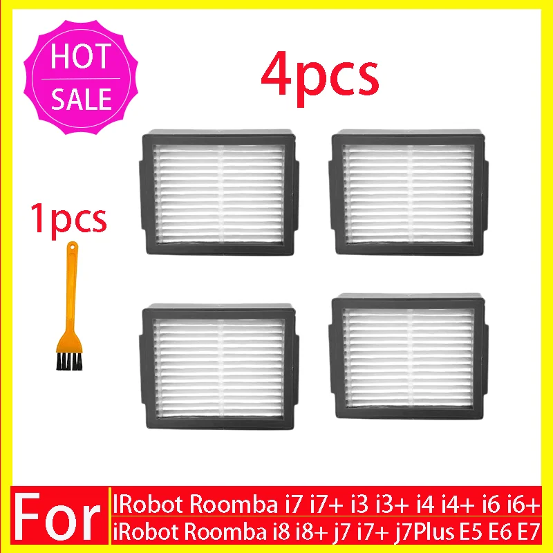 Belangrijkste Zijborstel Hepa Filter Stofzak Voor iRobot Roomba i3 i4 i6 i7 i8 j7 E5 E6 E7 Onderdelen Robot Stofzuiger Accessoires