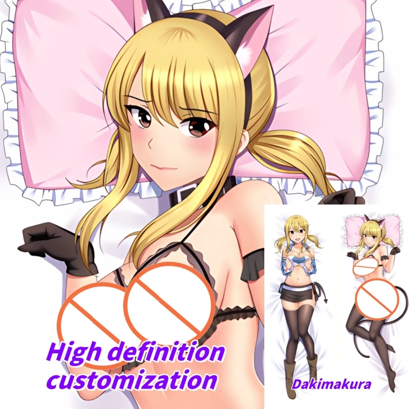 

Dakimakura Anime Pillow Case Lucy Heartfilia Double-sided Print Of Life-size Body Pillowcase Gifts