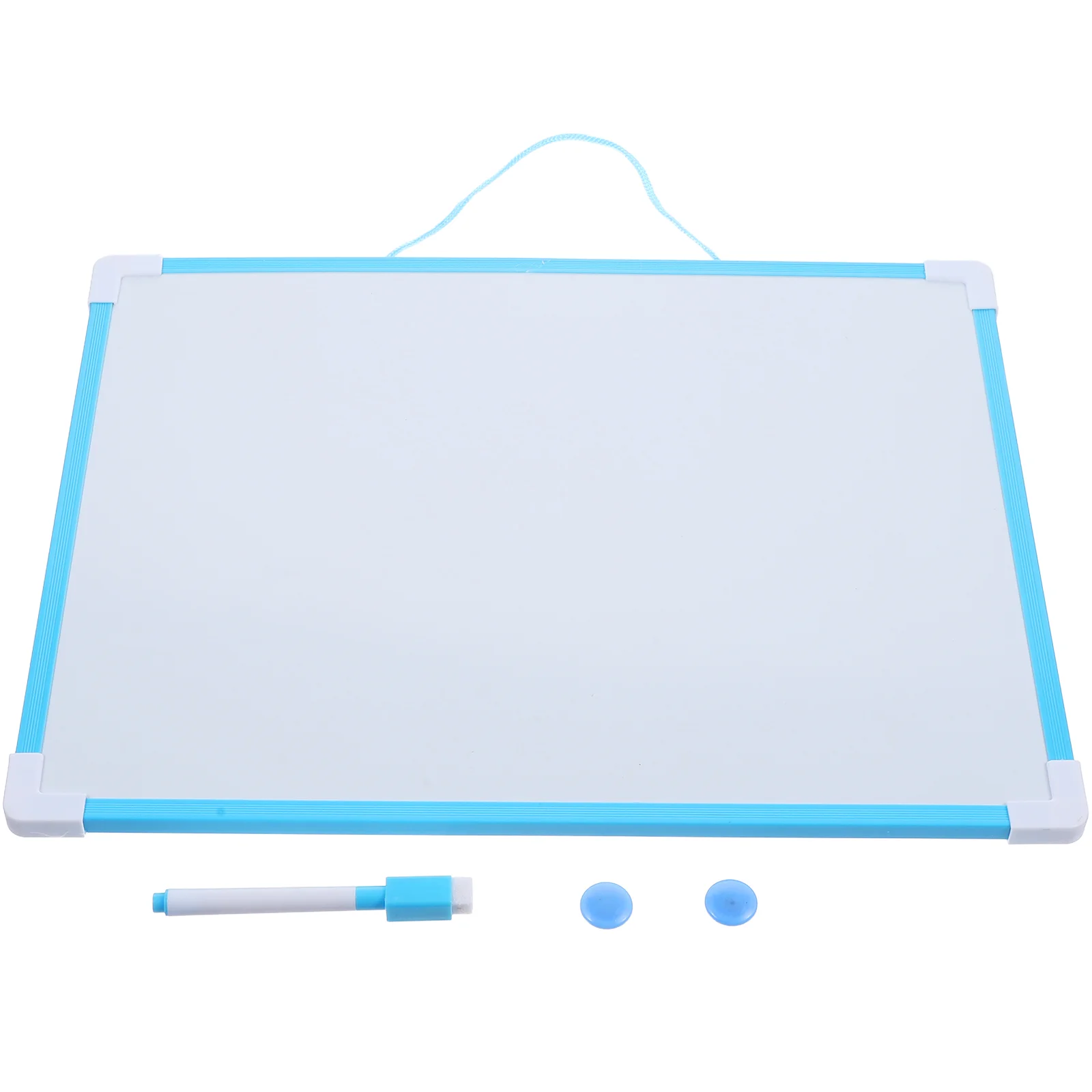 

Hanging Message Board Practical Decor Kids Easel with Magnetic Small Whiteboard Leave Messages for Writing Tablet Pvc