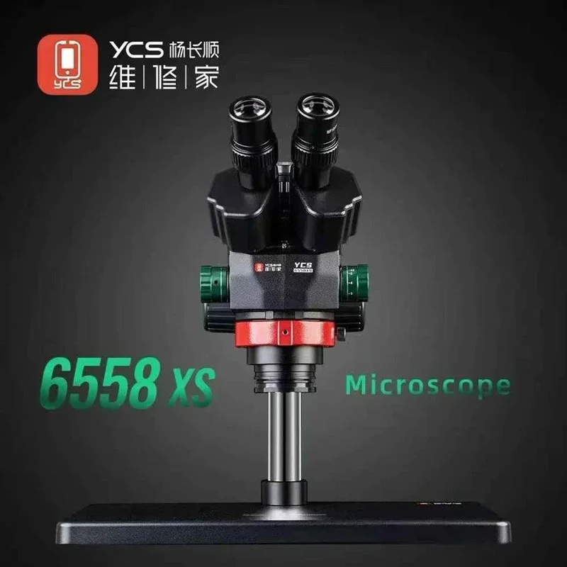 YCS 6558XS Microscope 6.5X-58X Zoom Binocular Stereo Microscope
