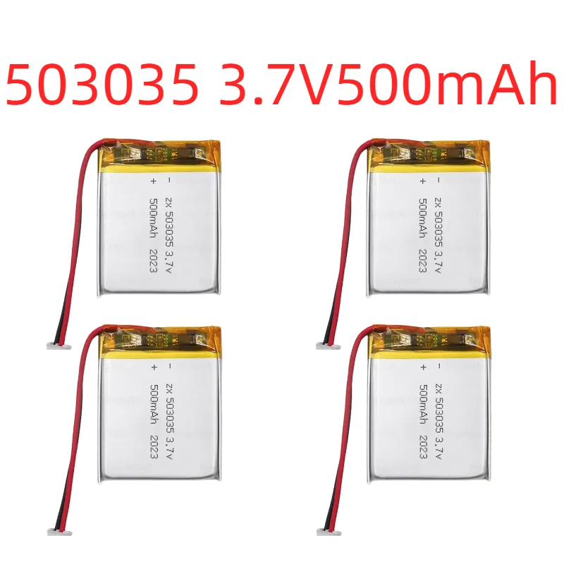 

3.7V 500mAh 503035 Lipo Battery for Smart Pet Water Dispenser Drinker Bluetooth Headset Audio Speaker Lithium Polymer Battery