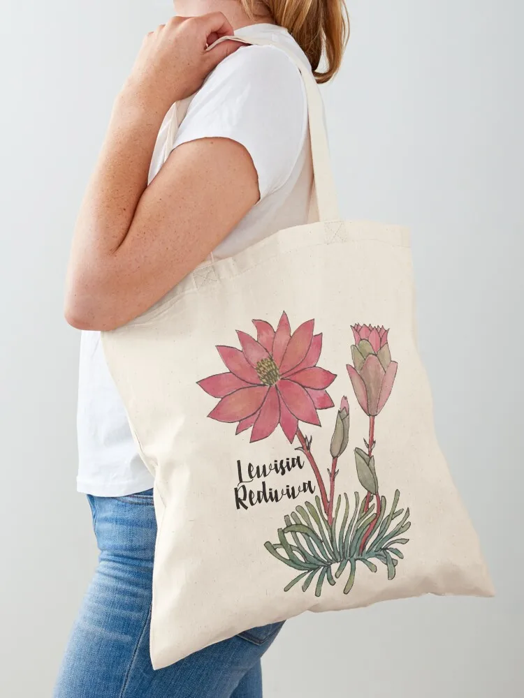 

Bitterroot. Lewis rediviva Tote Bag women bag cute pouch bag woman shopping tote university