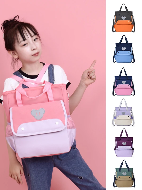 

Multi Purpose Tutoring Bag for Children, Fashionable Backpack for Elementary School Students, Portable Handbag For Little Girls