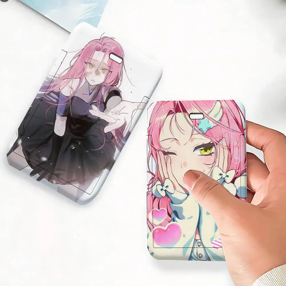 M-Mizi 1 Card Holder, Leather Card Storage Box, Key Chain, Access Tag Holder, ID Card Holder, Key Chain