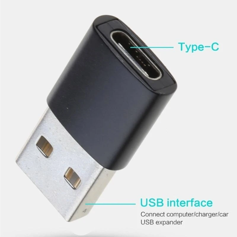 컨버터 USB 유형 A 남성에서 USB 유형 C 여성 데이터 전송 충전 어댑터 최고의 판매
