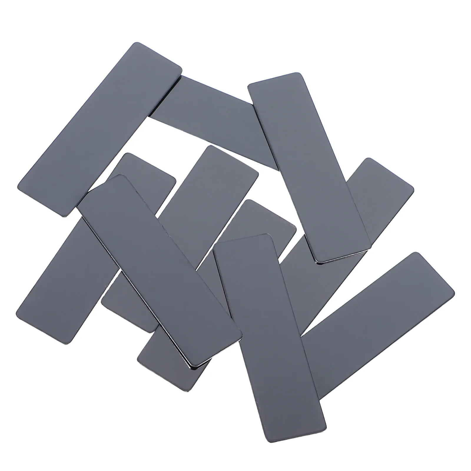 

10 шт. металлических заготовок из нержавеющей стали для гравировки: именные бейджи, идентификационные таблички для офиса и медперсонала, дверные таблички, настенные именные таблички, настольные таблички