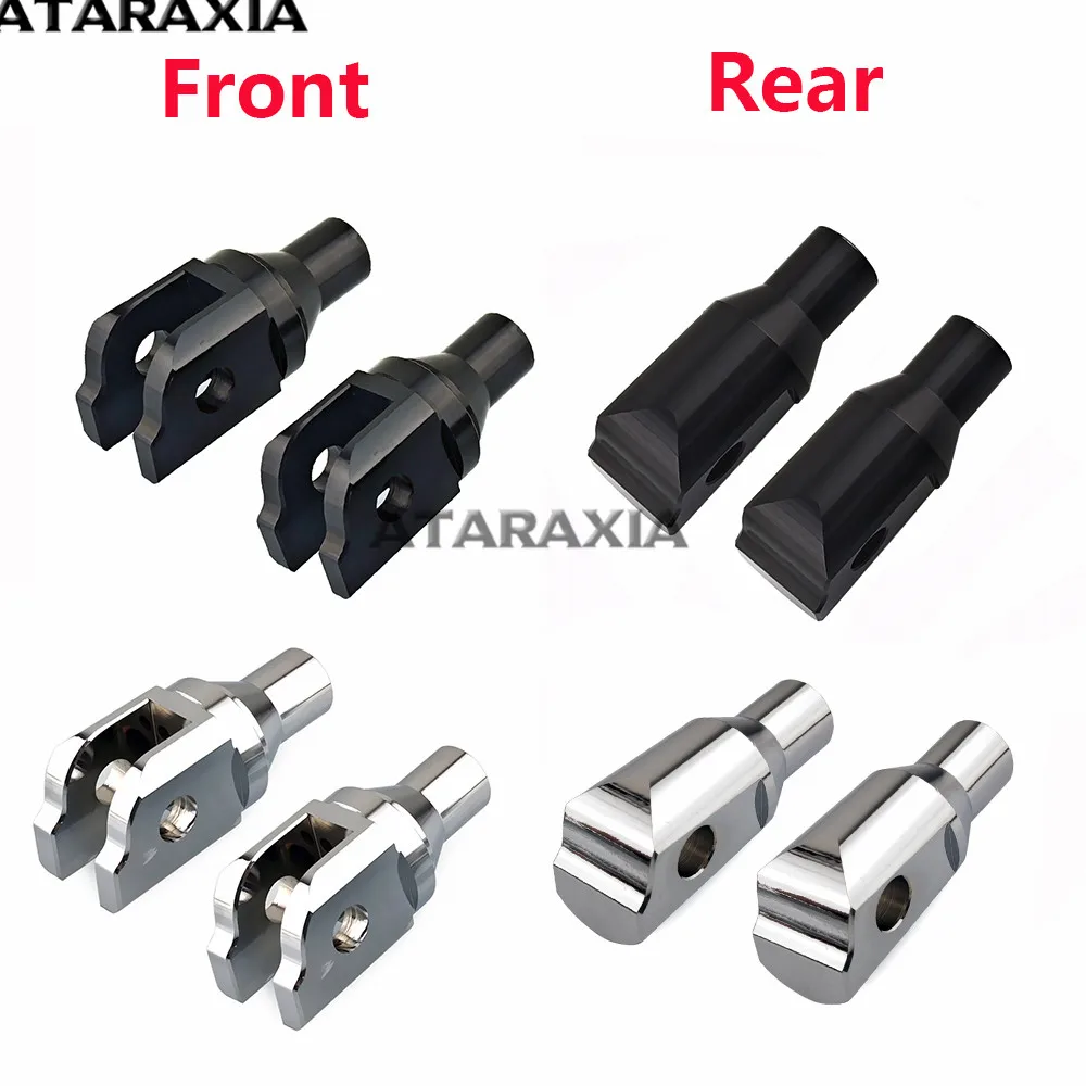 Front Rear Foot Pegs Footrest Mount Pedals Adapter For Harley Softail Fat Bob Breakout Street Bob Low Rider Sport Glide FLS 2018