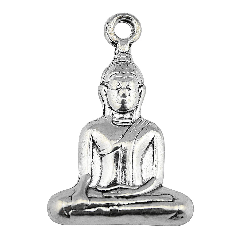 Man Pendant Valentine'S Day Charms Pendant Charm Necklace Buddha Statue