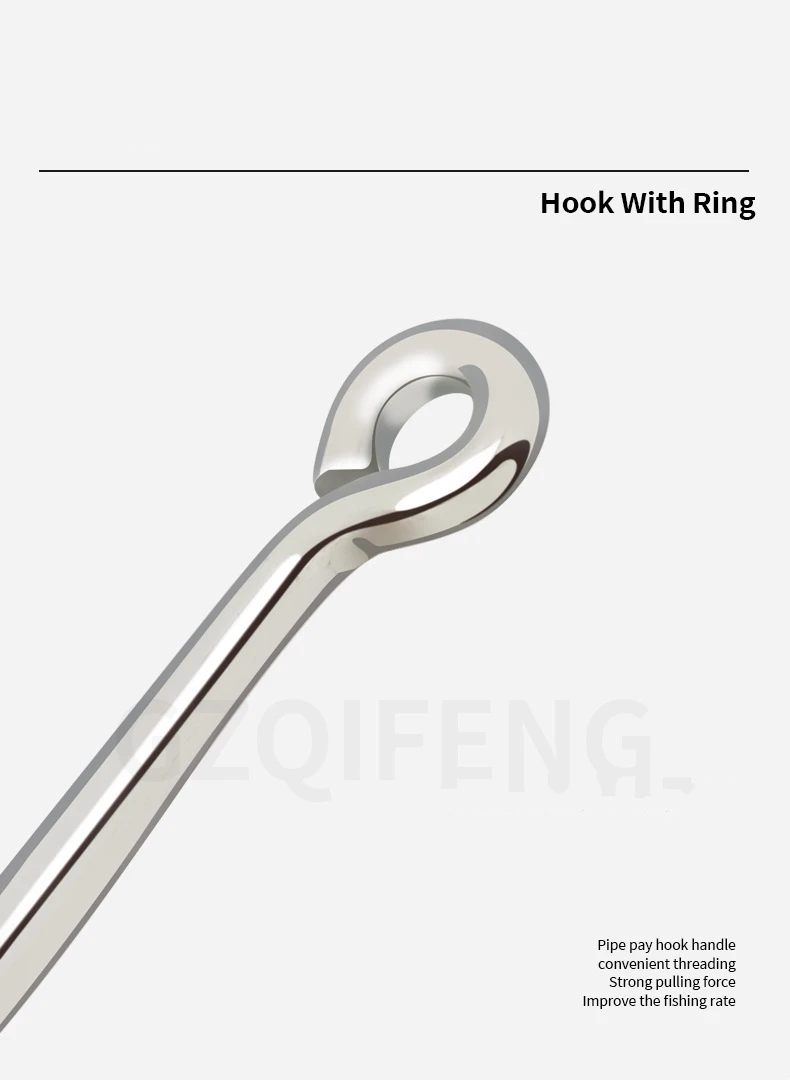 ZYZHE 5~10 Stück JIG Assist Hook Meeresangelhaken 9 Größen BKK Haken Boot-Angelhaken Bkk8062 5X Verstärkte Thunfischhaken Angelzubehör – Detail 6