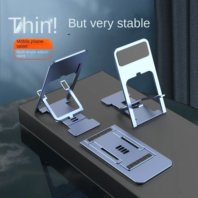 

Ultra thin mobile phone holder stand desktop live streaming tablet bedside universal support for smartphone iPad bracket grip