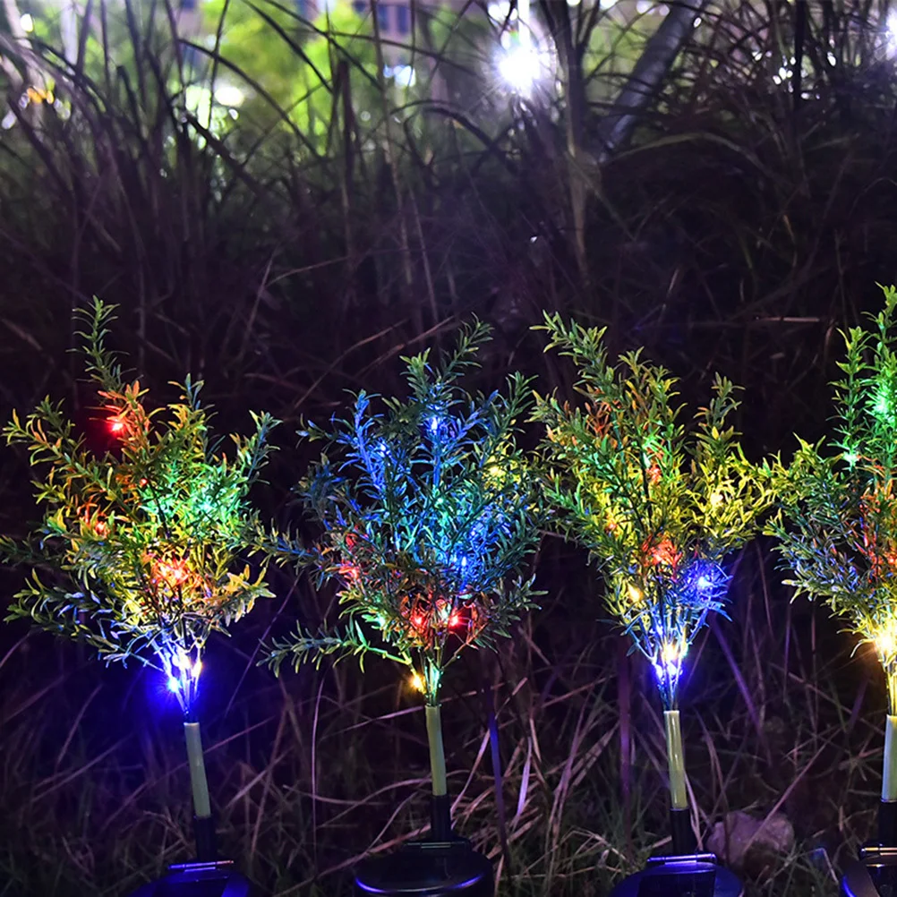 

Christmas Tree Lights Lawn Solar Powered Yard Decor Garden Outdoor Landscape LED Ground