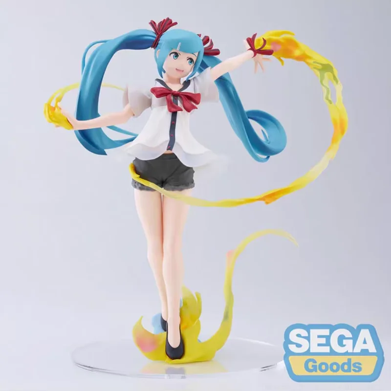 Oryginalna figurka SEGA FIGURIZMa Project DIVA MEGA39's Hatsune Miku Shine TR, model anime, kolekcjonerska lalka, ozdoby, prezenty - dostępna od ręki.