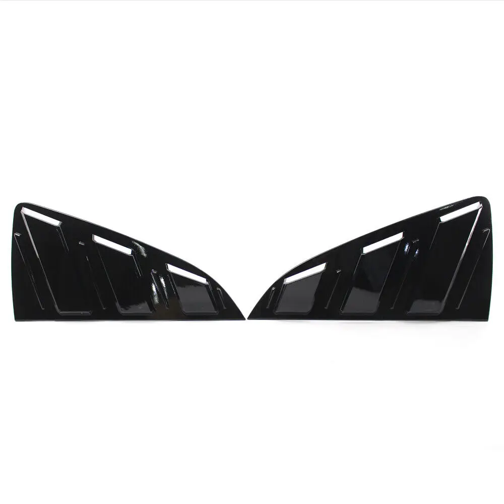 Paar Auto Achterruit Sluiter Cover Trim Voor Volkswagen VW Polo MK5 6R 6C 2011-2018 Achter Kwart panel Zijruit Louvre