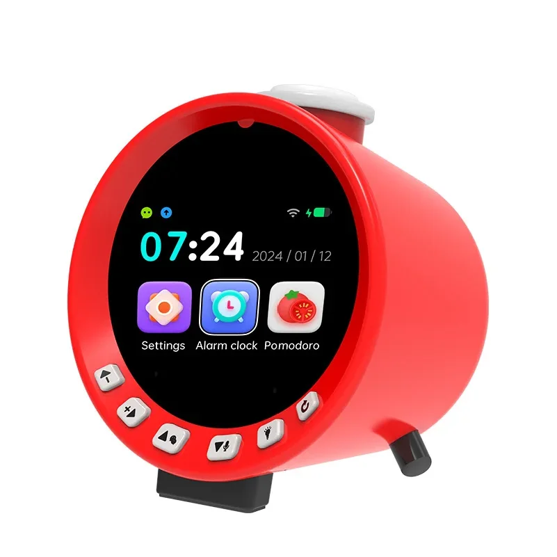 Smart AI Alarm Clock for Kids Talking Robot Buddy Educational Learning Toy Music Player Bedtime Stories Cool Gift for Boys Girls