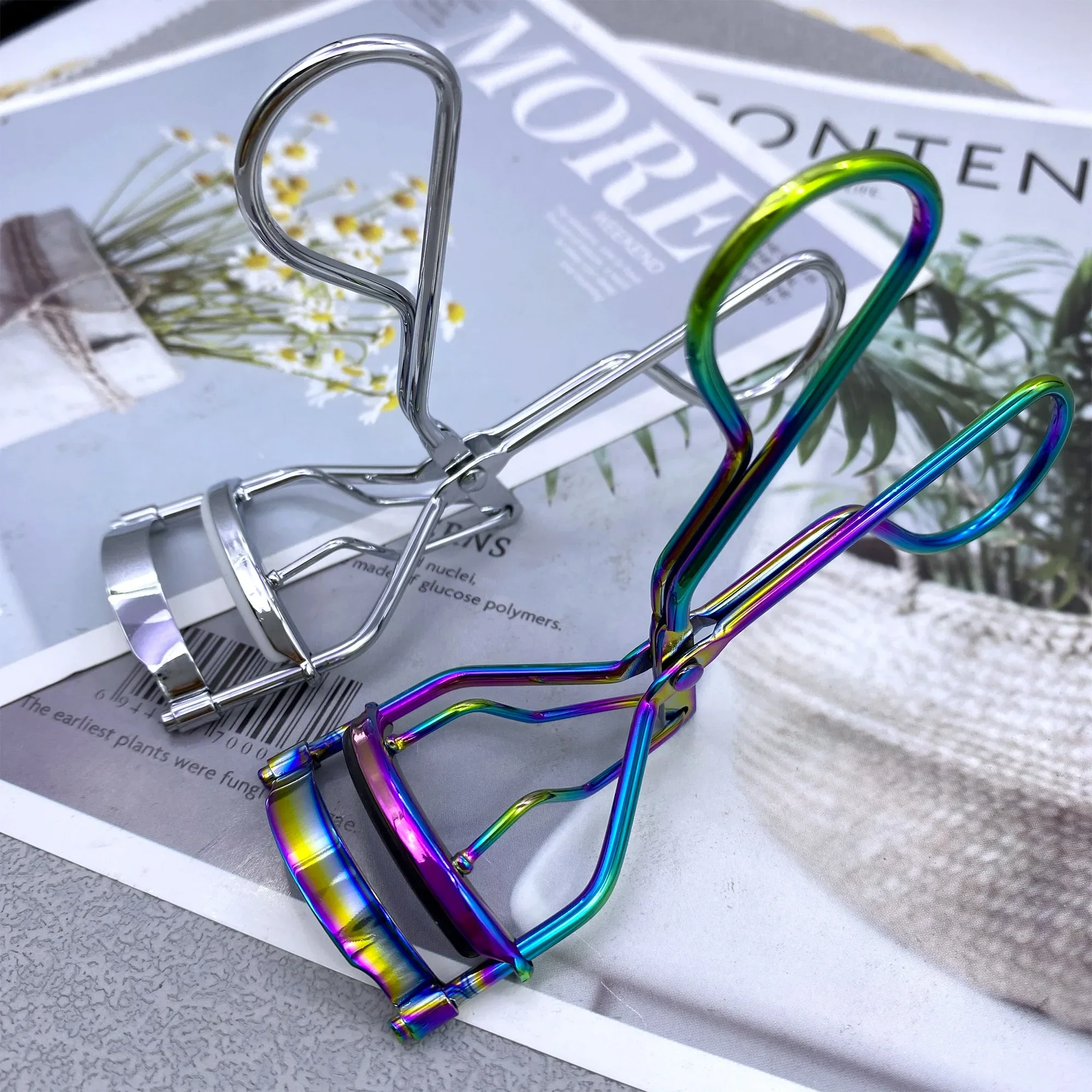 Curlers de cílios falsos, cílios, curling clip, cosméticos para beleza, acessórios de metal, maquiagem ferramentas, 1pc