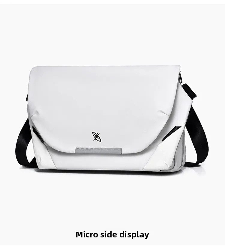 Große Umhängetasche mit viel Stauraum, wasserdichte Messenger-Tasche, mit Magnetverschluss, Handtasche für Laptops, ideal für Studenten und Männer. – Detail 21