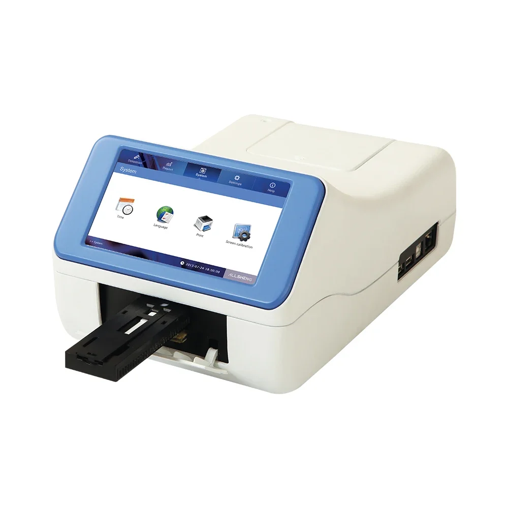 

TSR-100A Poct, фотоэлектрический экран для мониторинга окружающей среды, 6,2-дюймовый быстрый считыватель тестовых полос со встроенными записьми на SD-карте 4000