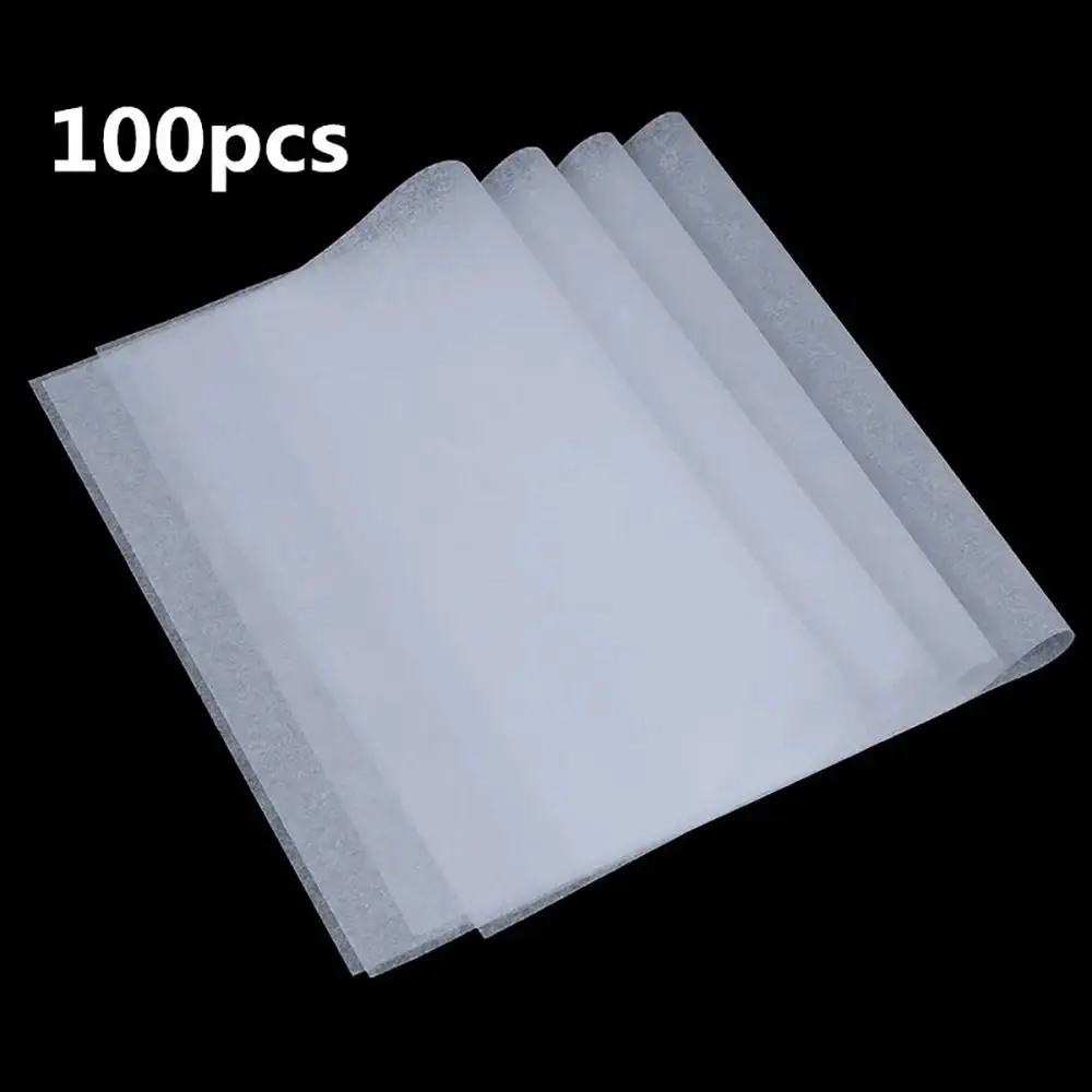 100Pcs Drawing Sheet A4 Tracing Paper Calligraphy Writing Office Art Supplies Sketching Paper White Translucent For Student