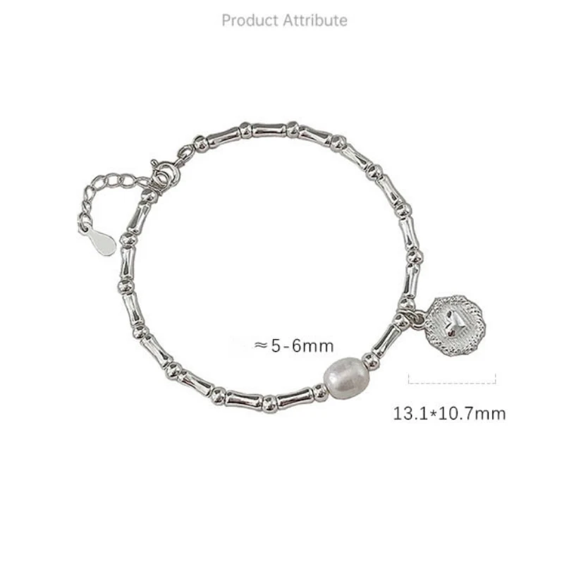 Perles noeuds Bracelets 925 Bracelet en argent Sterling partiel pour les femmes mode luxe Design perle Bracelet à breloques bijoux de fête