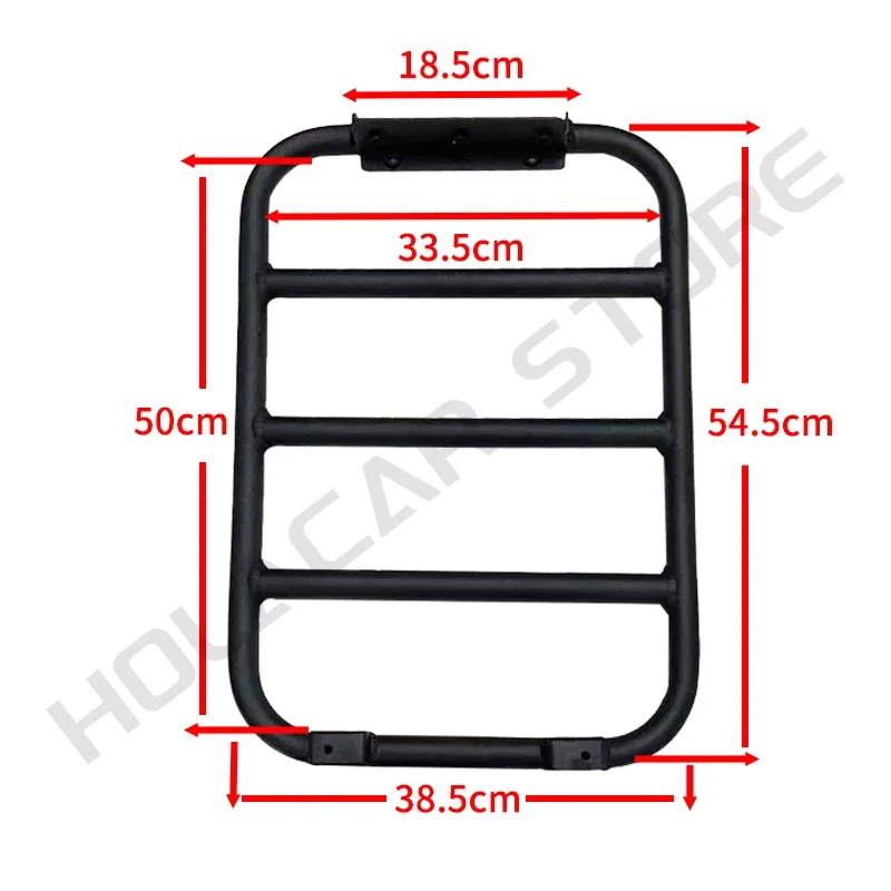 Car Aluminum Side Ladder Rear Window Extension Climbing Ladder Protective Frames for Suzuki Jimny JB74 jb64 jb64w 2019-2025