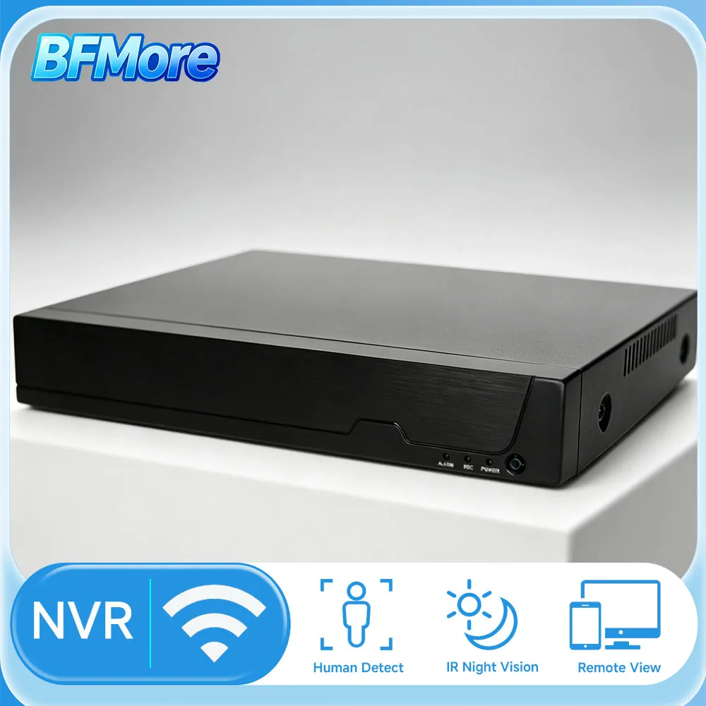 BFmore Onvif 10CH 4K H.265 Video Surveillance NVR Recorder Motion Detect Recorder for IP камерами Security Camhi System