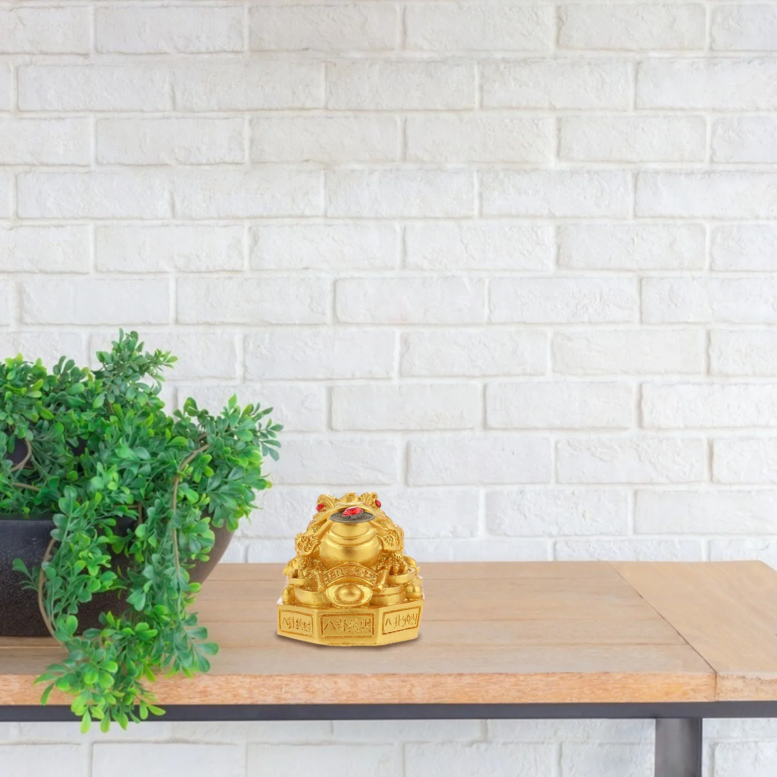 

Premium Resin Statue for Wealth Desktop Decorative Sculpture Office Feng Shui Ornament Home Decoration