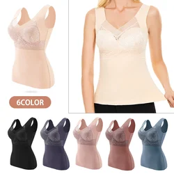 Women's Sexy Tank Top Thermal Underwear - Self-Heating Shirt Vest Sleeveless for Winter Warmth - Tube Tops for Female Comfort